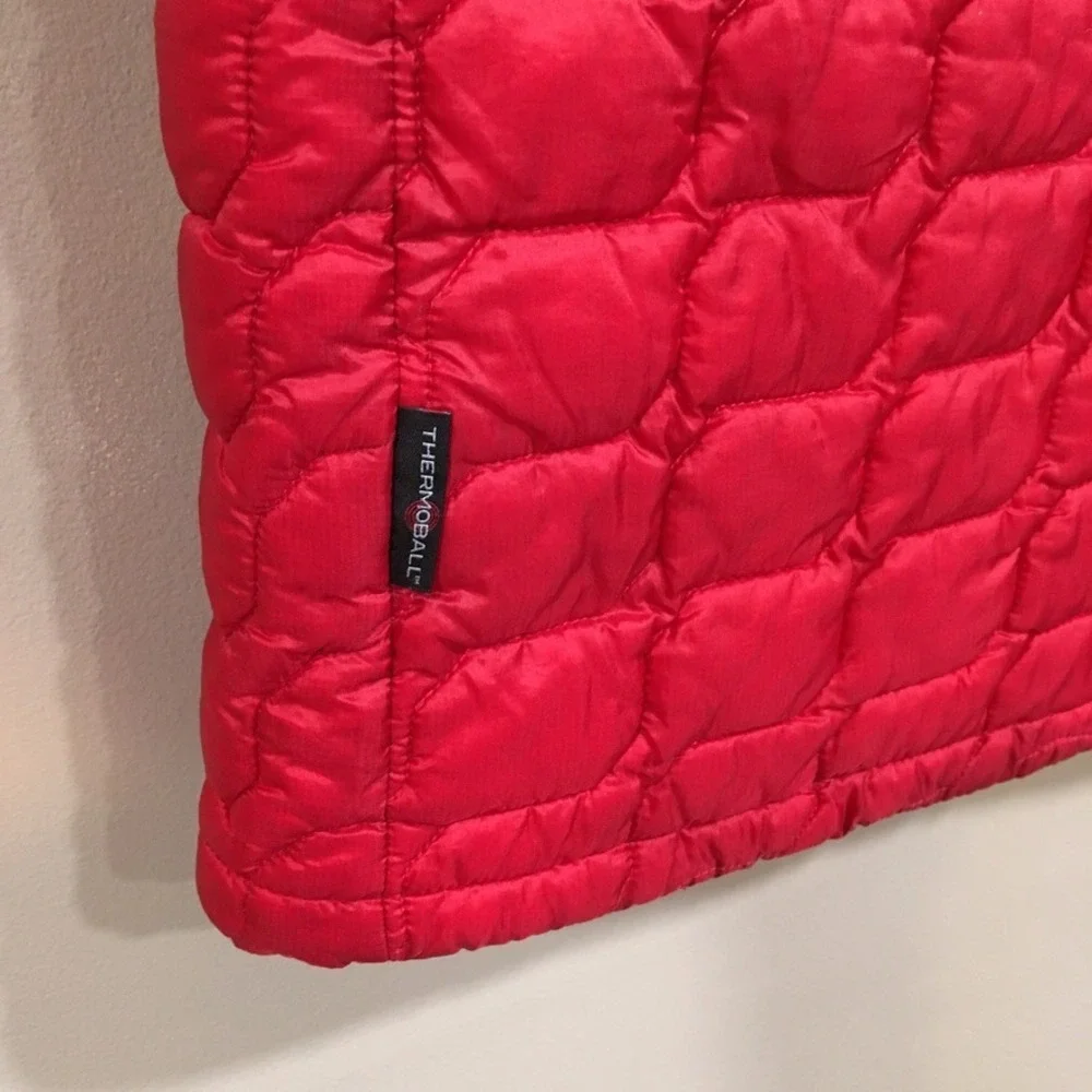 The North Face Thermoball Eco Insulated Puffer Vest Mens L Red Performance Hike